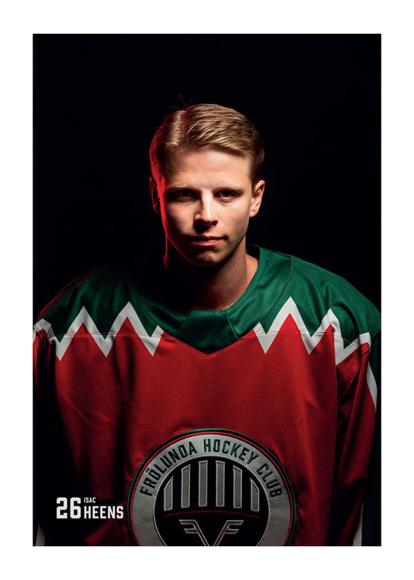 Poster Isac Heens #26 Frölunda HC 2025/2026