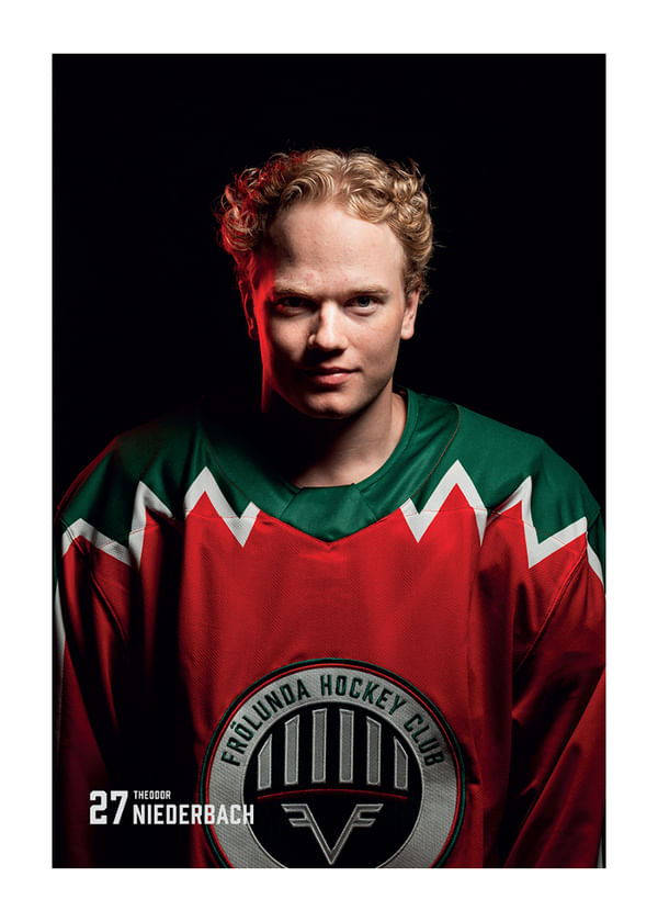 Poster Theodor Niederbach #27 Frölunda HC 2025/2026
