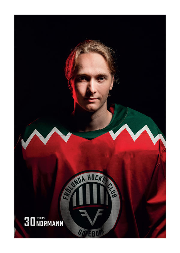Poster Tobias Normann #30 Frölunda HC 2025/2026