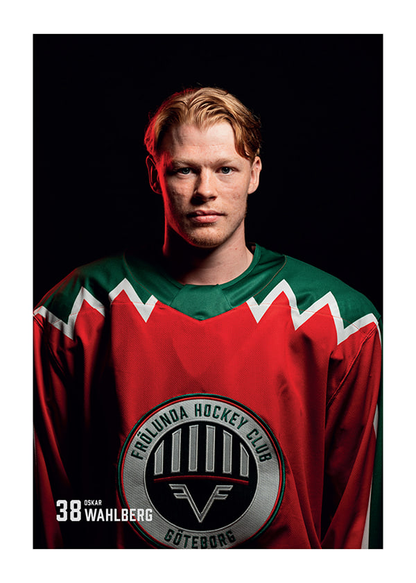 Poster Oskar Wahlberg #38 Frölunda HC 2025/2026