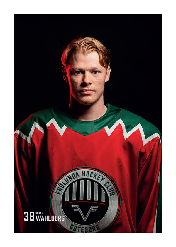 Poster Oskar Wahlberg #38 Frölunda HC 2025/2026