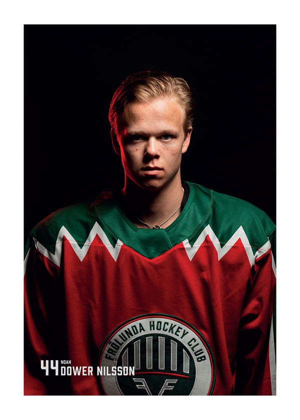 Poster Noah Dower Nilsson #44 Frölunda HC 2025/2026