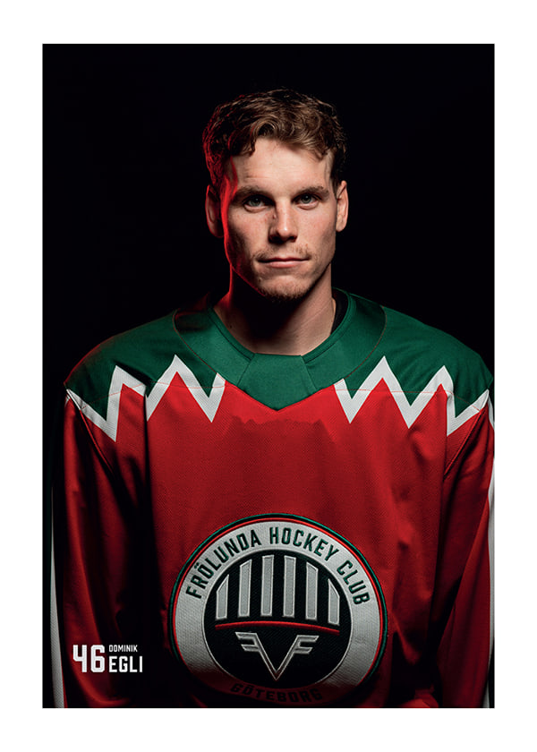 Poster Dominik Egli #46 Frölunda HC 2025/2026
