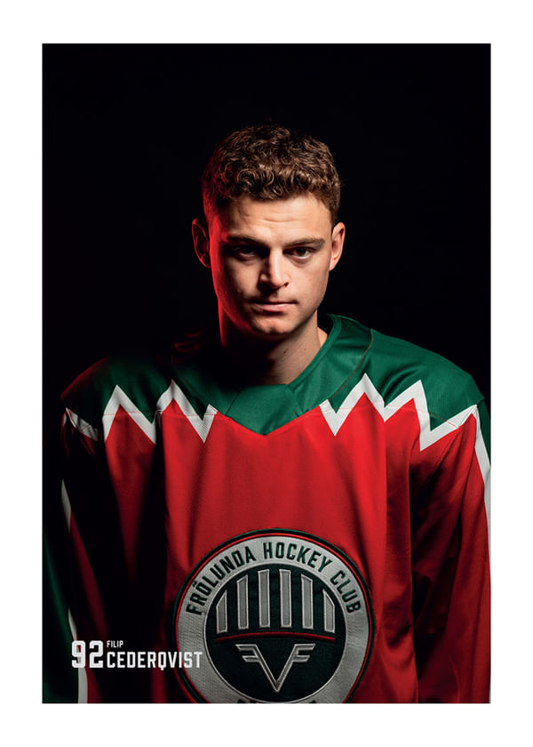 Poster Filip Cederqvist #92 Frölunda HC 2025/2026