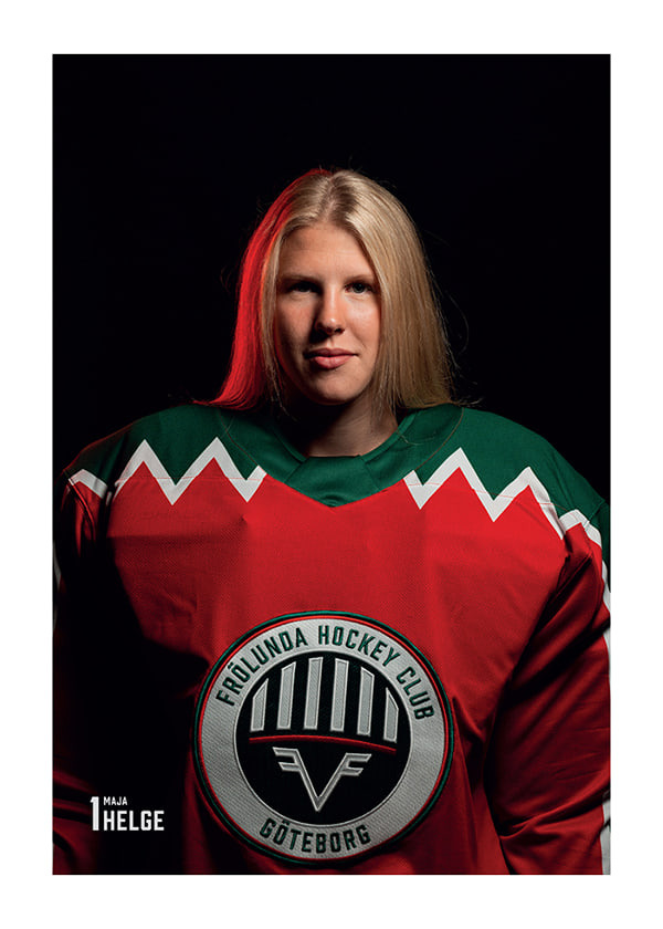 Poster Maja Helge #1 Frölunda HC 2025/2026