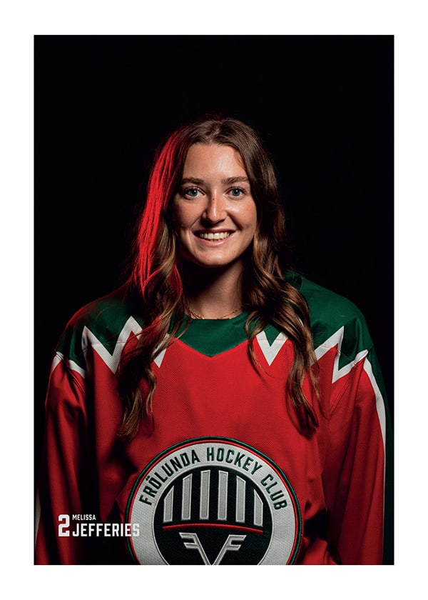 Poster Melissa Jefferies #2 Frölunda HC 2025/2026