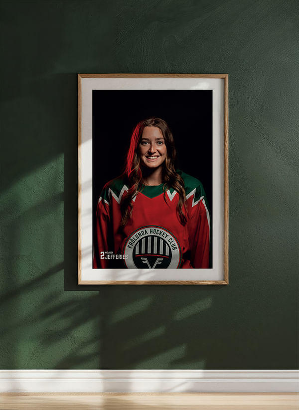 Poster Melissa Jefferies #2 Frölunda HC 2025/2026 crossfade