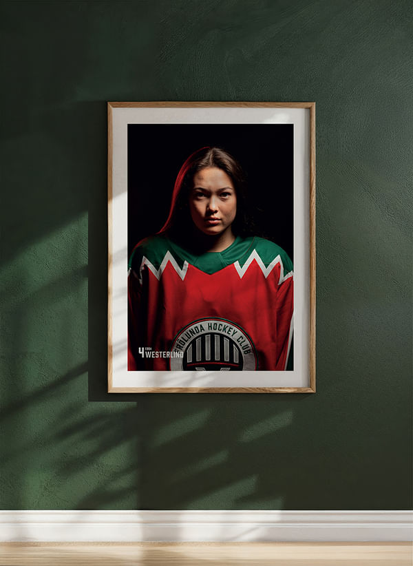 Poster Ebba Westerlind #4 Frölunda HC 2025/2026 crossfade