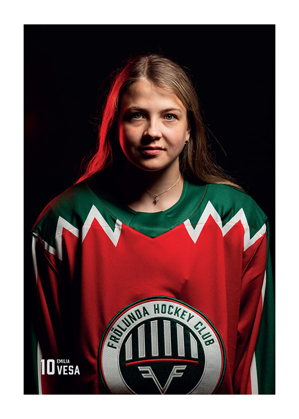 Poster Emilia Vesa #10 Frölunda HC 2025/2026