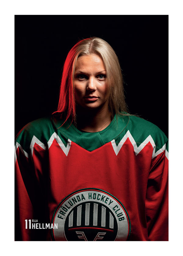 Poster Ella Hellman #11 Frölunda HC 2025/2026