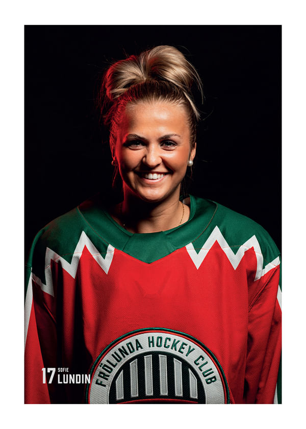 Poster Sofie Lundin #17 Frölunda HC 2025/2026