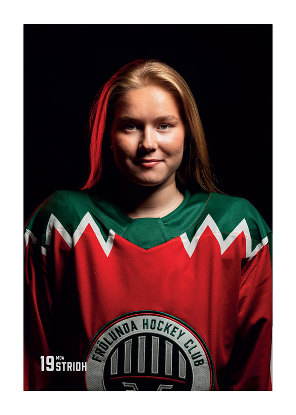 Poster Moa Stridh #19 Frölunda HC 2025/2026