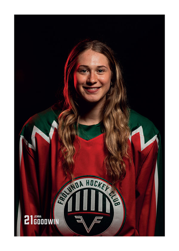 Poster Jenna Goodwin #21 Frölunda HC 2025/2026