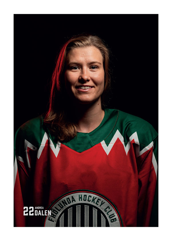 Poster Andrea Dalen #22 Frölunda HC 2025/2026