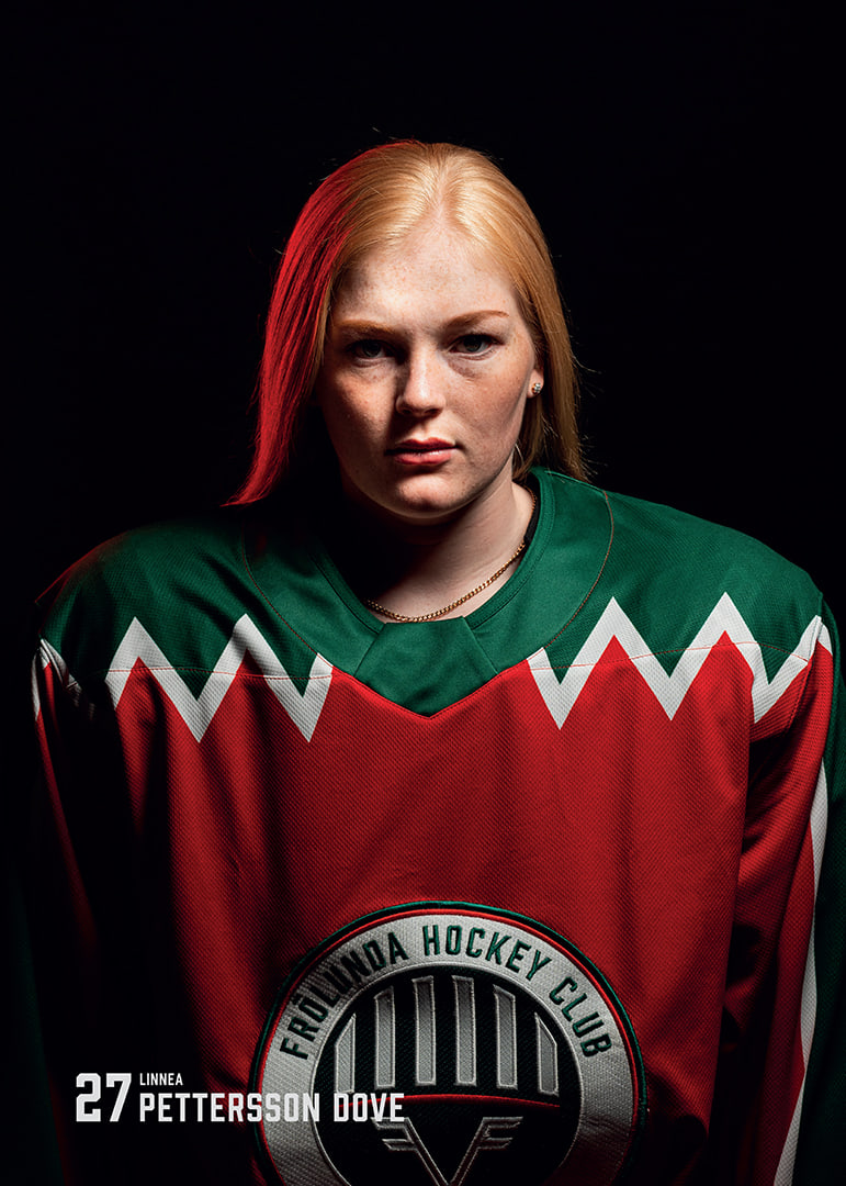 Linnea Pettersson Dove #27 Frölunda HC 2025/2026-12
