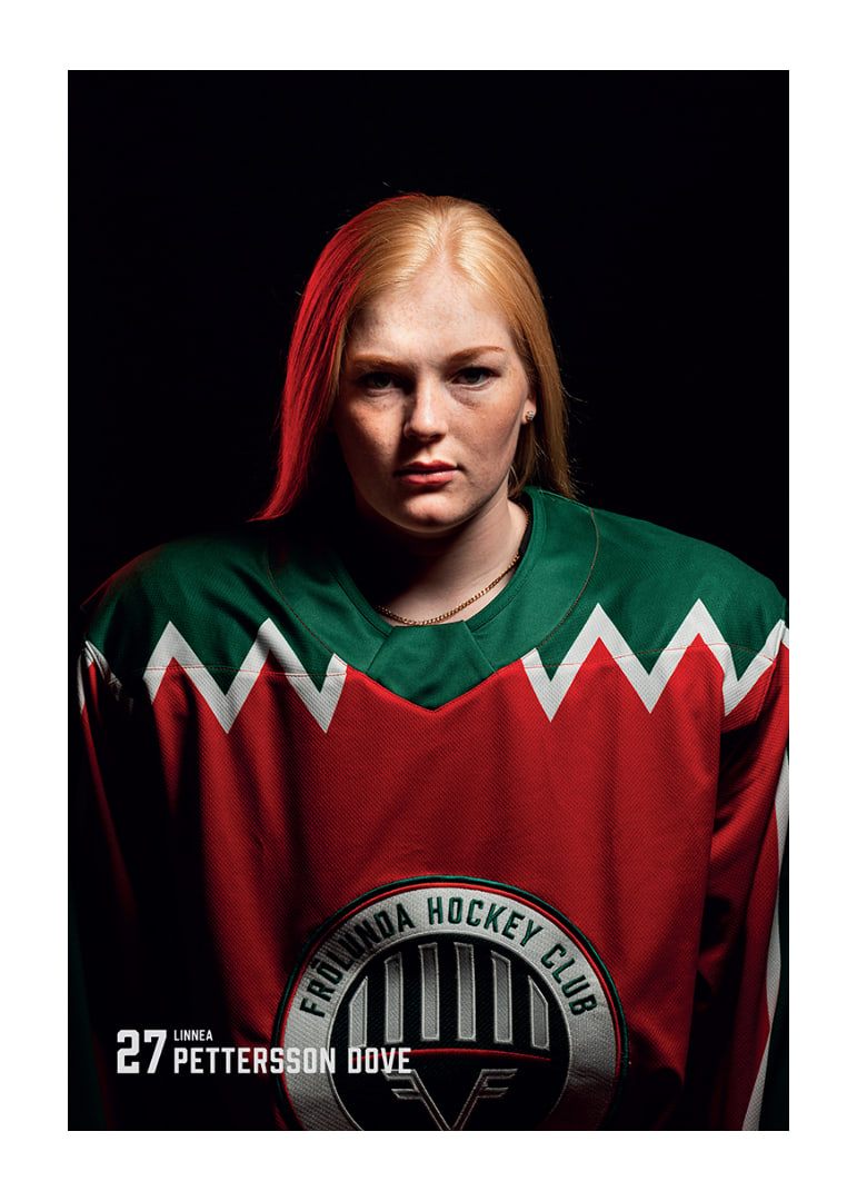Linnea Pettersson Dove #27 Frölunda HC 2025/2026-12