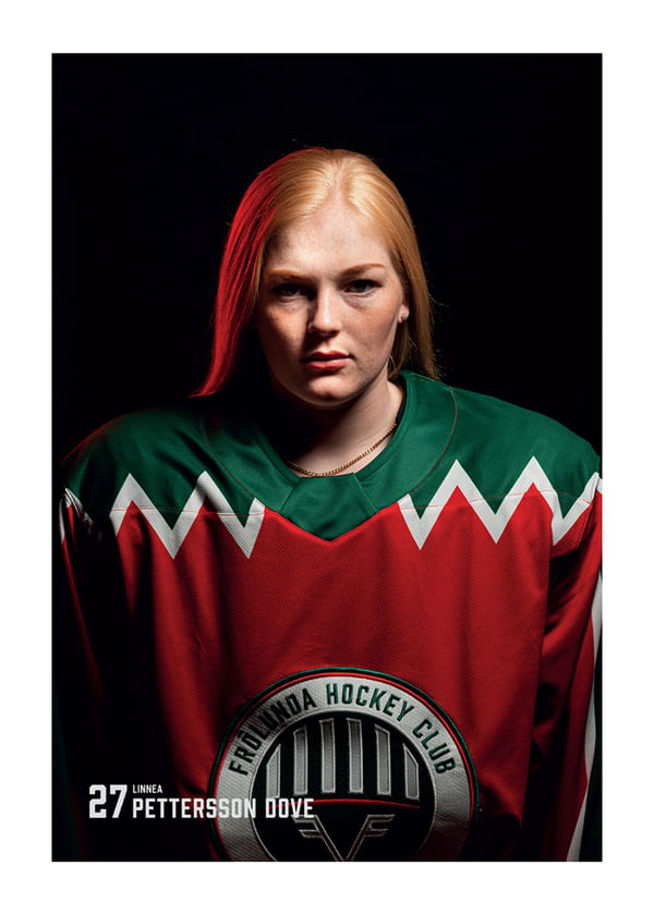 Poster Linnea Pettersson Dove #27 Frölunda HC 2025/2026