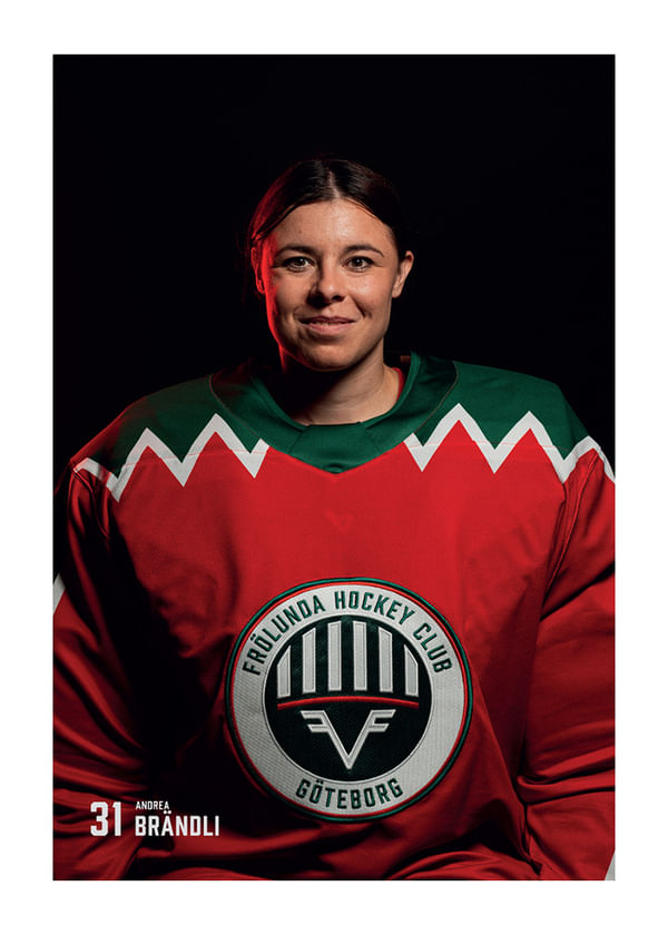 Poster Andrea Brändli #31 Frölunda HC 2025/2026