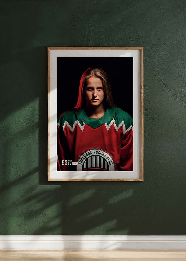 Poster Nellie Svensson #93 Frölunda HC 2025/2026 crossfade