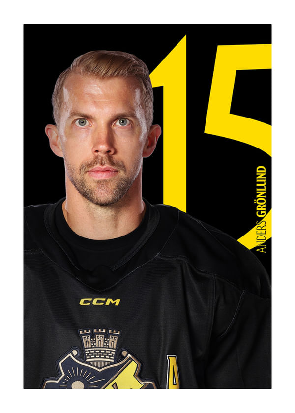 Poster Anders Grönlund #15 AIK Hockey 2025/2026