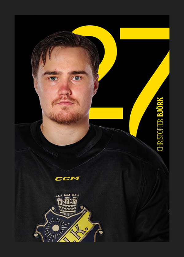 Poster Christoffer Björk #27 AIK Hockey 2025/2026