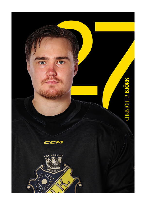Poster Christoffer Björk #27 AIK Hockey 2025/2026