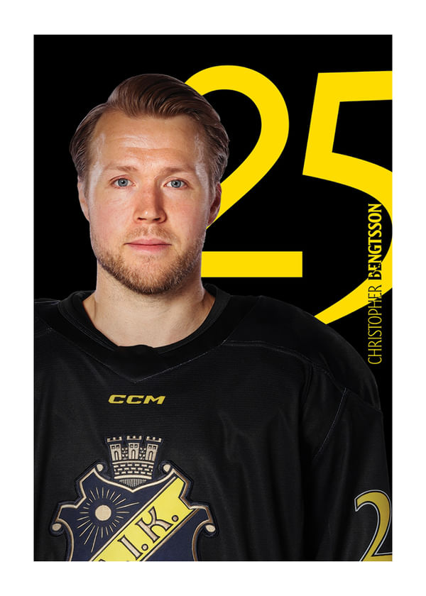 Poster Christopher Bengtsson #25 AIK Hockey 2025/2026