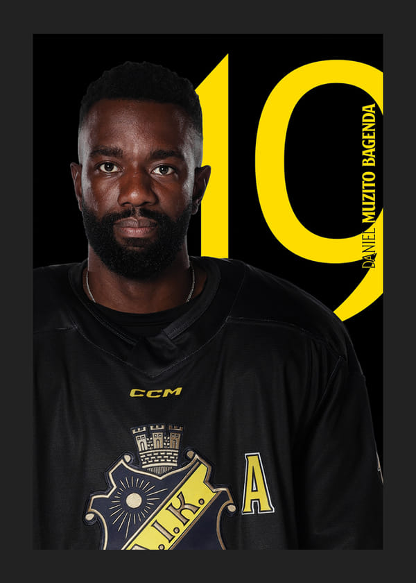 Poster Daniel Muzito Bagenda #19 AIK Hockey 2025/2026