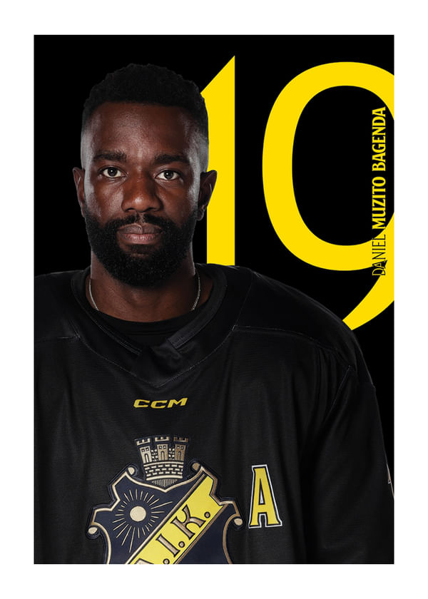 Poster Daniel Muzito Bagenda #19 AIK Hockey 2025/2026