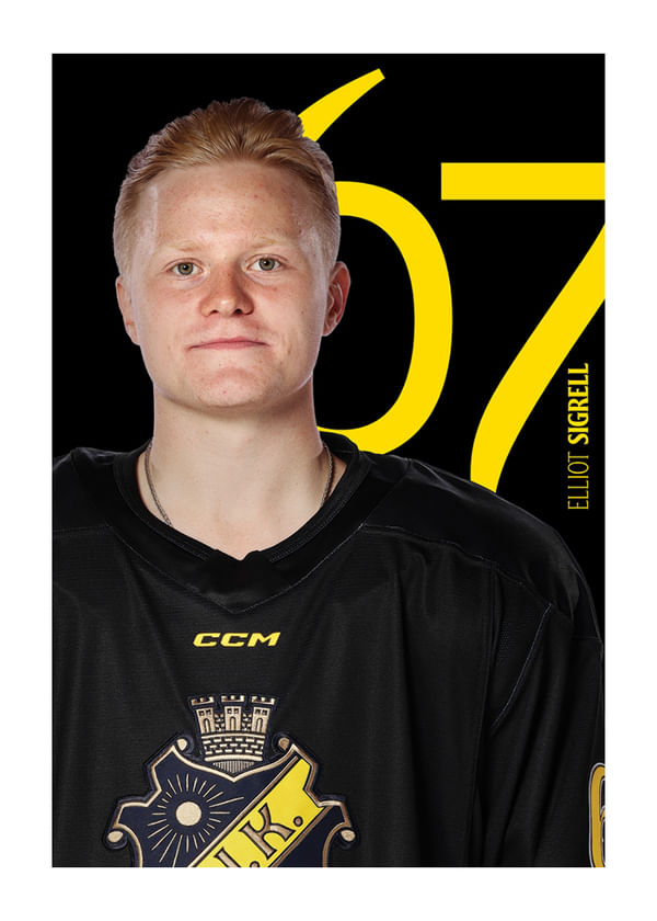 Poster Eliott Sigrell #67 AIK Hockey 2025/2026