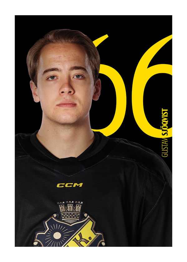 Poster Gustav Sjöqvist #66 AIK Hockey 2025/2026