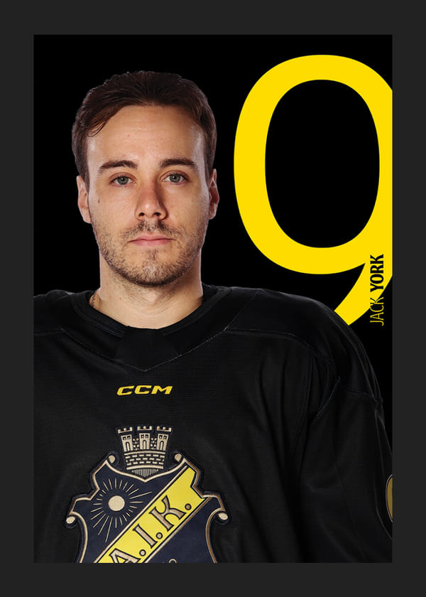 Poster Jack York #9 AIK Hockey 2025/2026