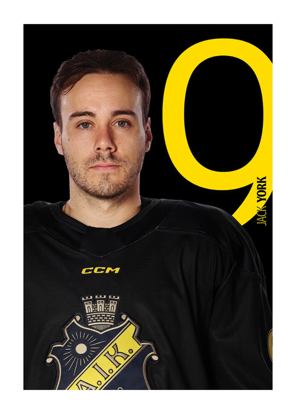 Poster Jack York #9 AIK Hockey 2025/2026