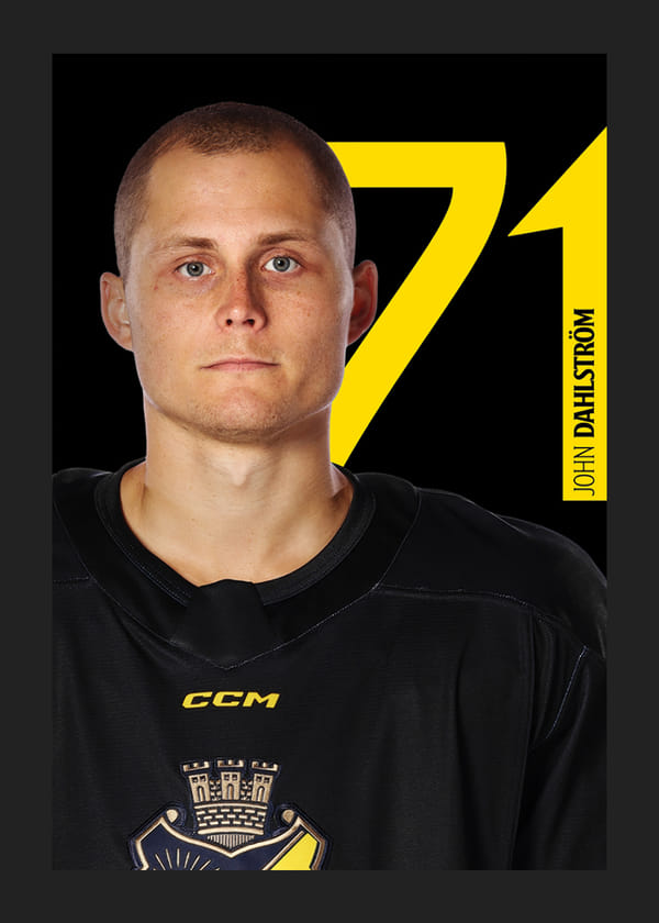 Poster John Dahlström #71 AIK Hockey 2025/2026