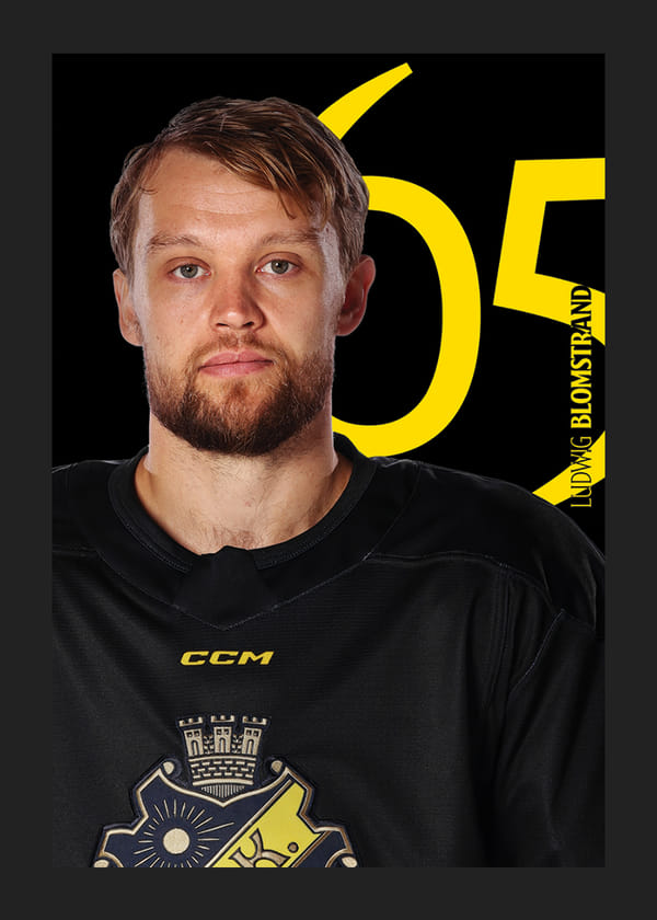 Poster Ludwig Blomstrand #65 AIK Hockey 2025/2026