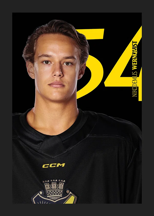 Poster Nikodemus Wernquist #54 AIK Hockey 2025/2026