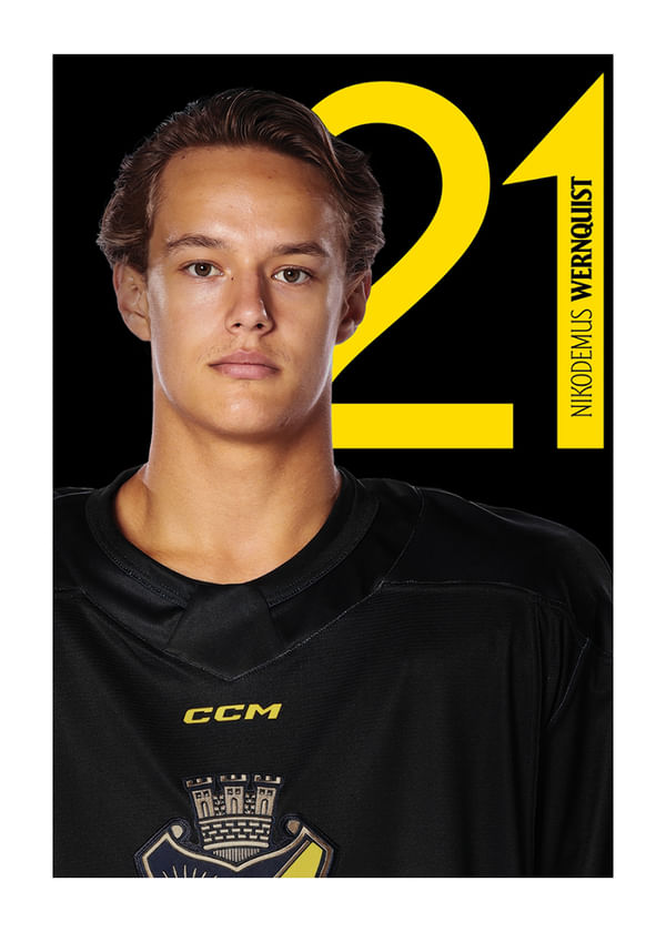Poster Nikodemus Wernquist #21 AIK Hockey 2025/2026
