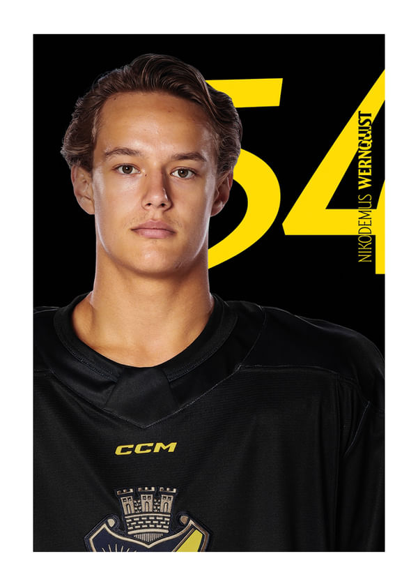Poster Nikodemus Wernquist #54 AIK Hockey 2025/2026