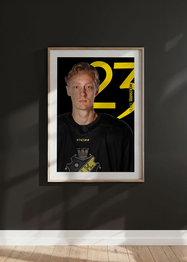 Poster Oliver Tärnström #23 AIK Hockey 2025/2026 crossfade