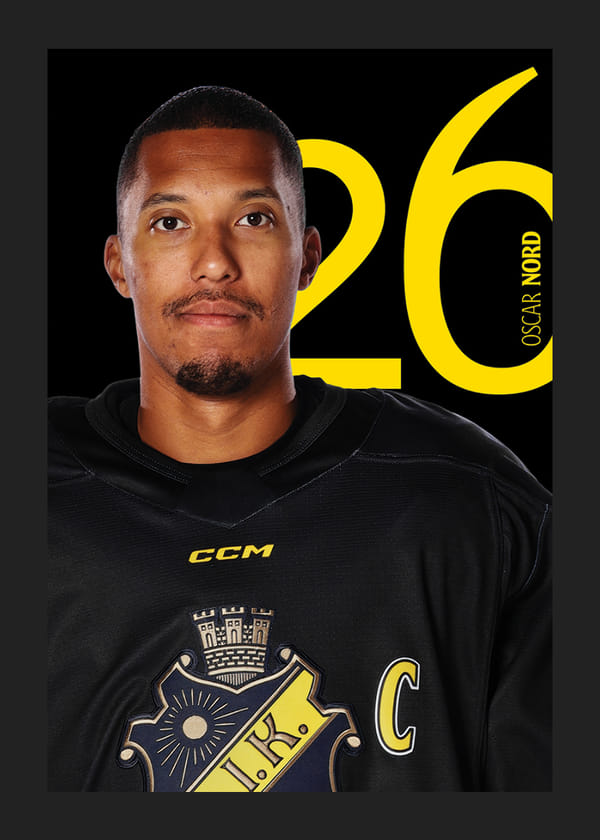 Poster Oscar Nord #26 AIK Hockey 2025/2026