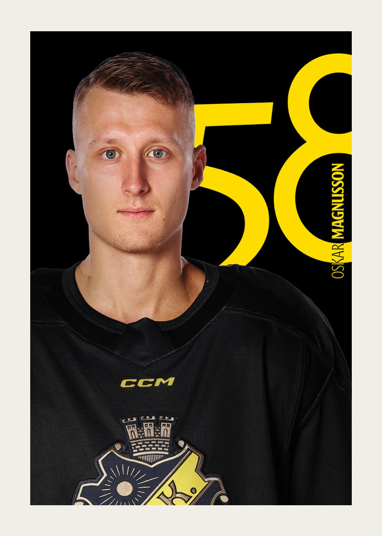 Oskar Magnusson #58 AIK Hockey 2025/2026-12