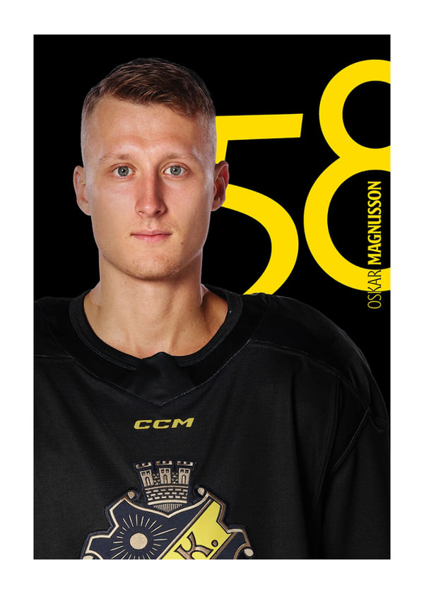 Poster Oskar Magnusson #58 AIK Hockey 2025/2026
