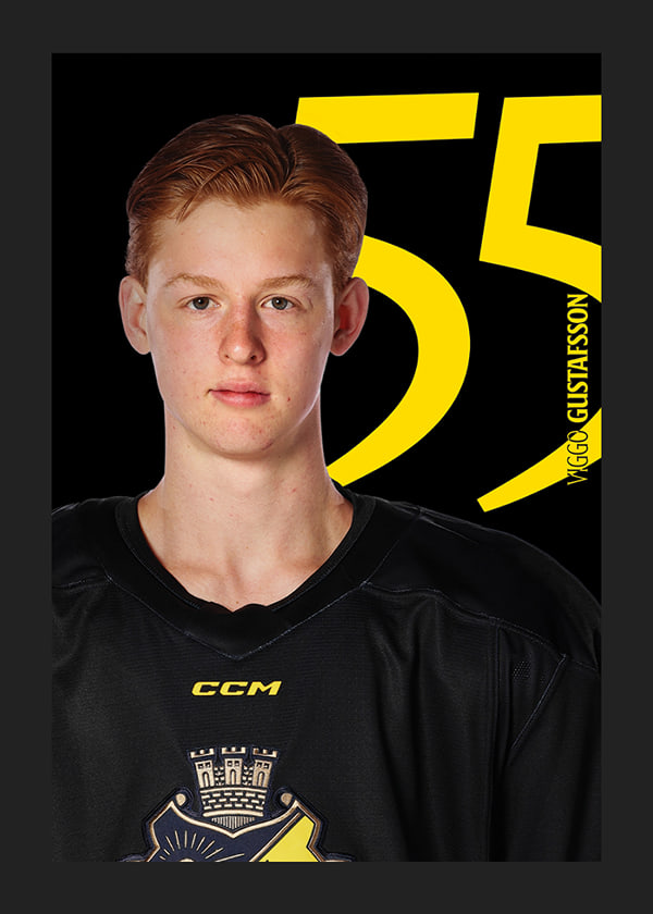 Poster Viggo Gustafsson #55 AIK Hockey 2025/2026