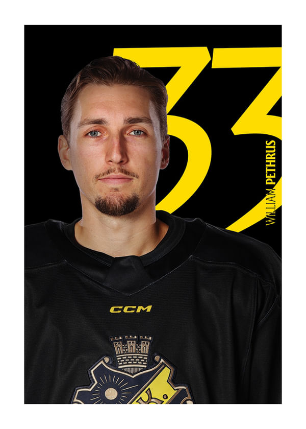Poster William Pethrus #33 AIK Hockey 2025/2026