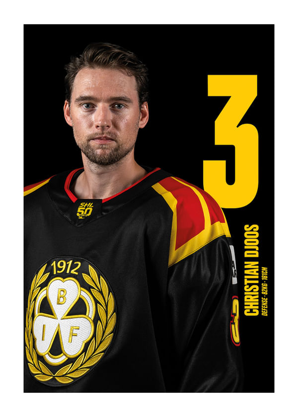 Poster Christian Djoos #3 Brynäs IF 2025/2026