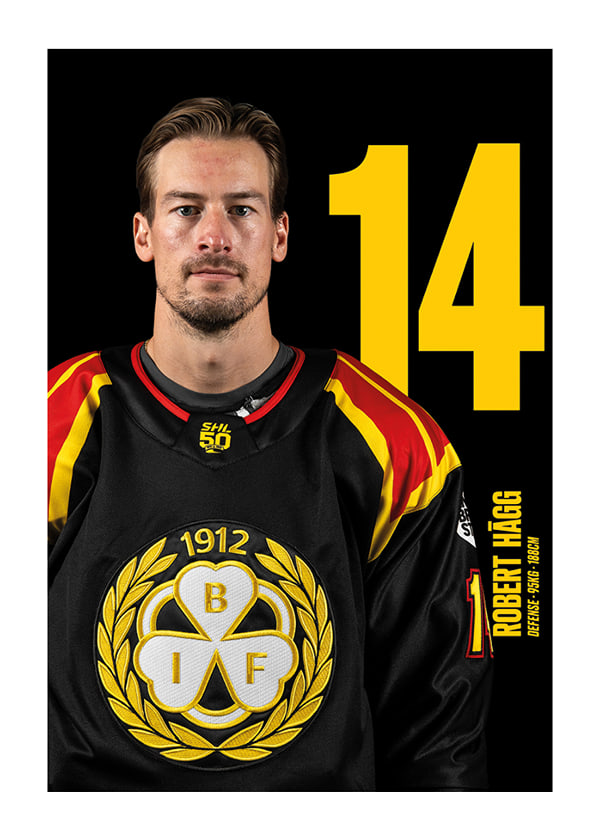 Poster Robert Hägg #14 Brynäs IF 2025/2026