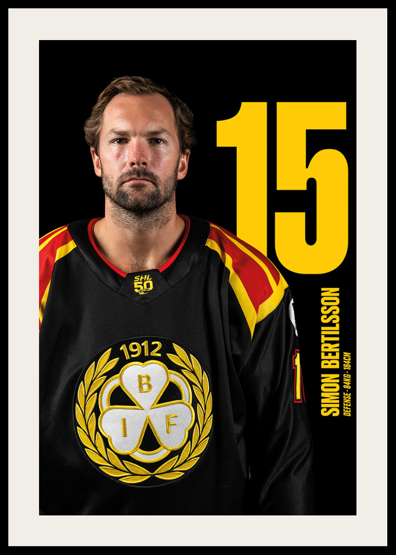 Simon Bertilsson #15 Brynäs IF 2025/2026-12