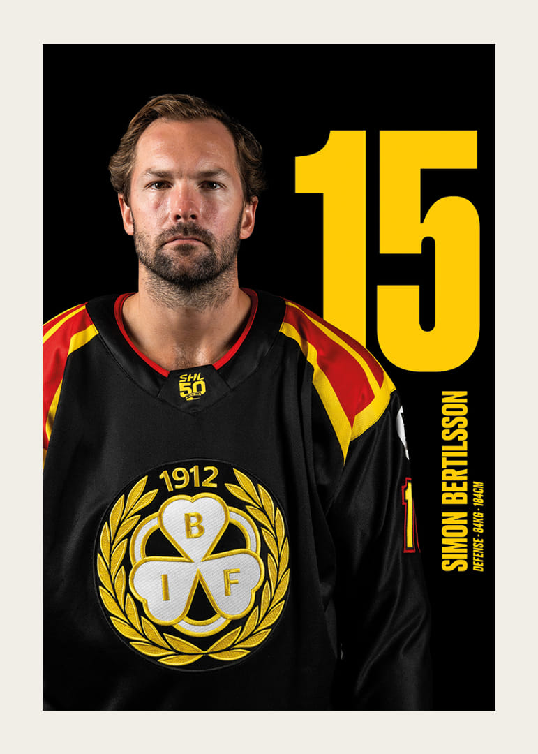 Simon Bertilsson #15 Brynäs IF 2025/2026-12
