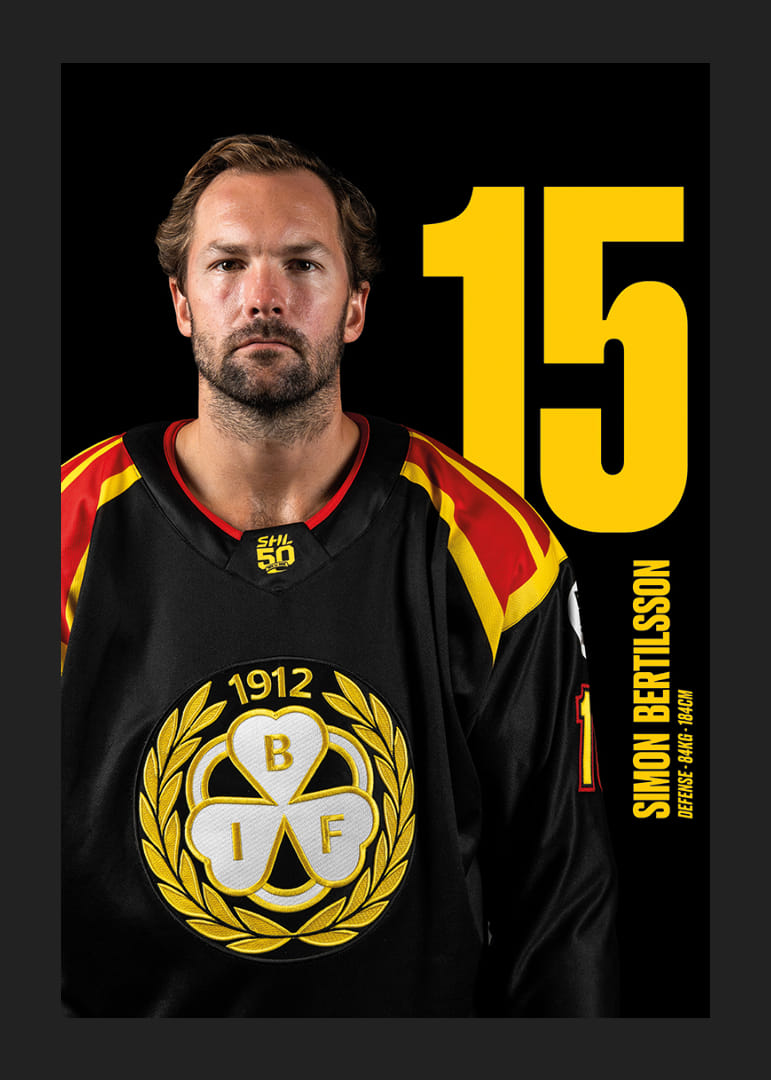 Simon Bertilsson #15 Brynäs IF 2025/2026-12
