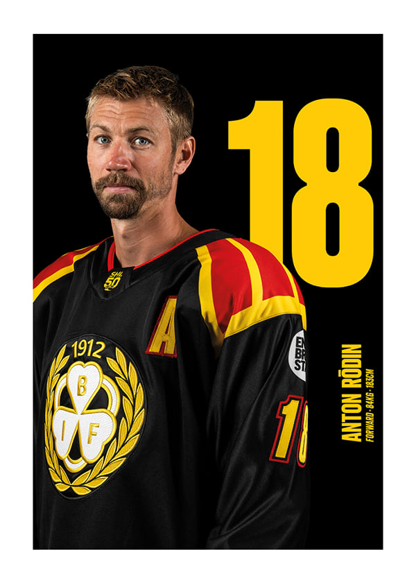 Poster Anton Rödin #18 Brynäs IF 2025/2026